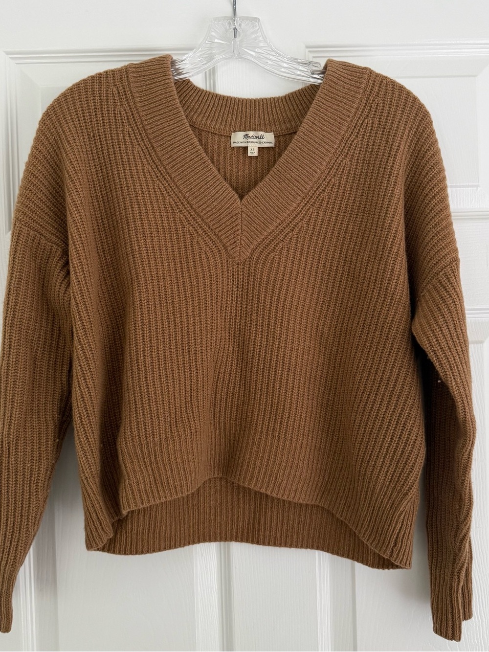Madewell (Re)Sourced Cashmere V-Neck Sweater